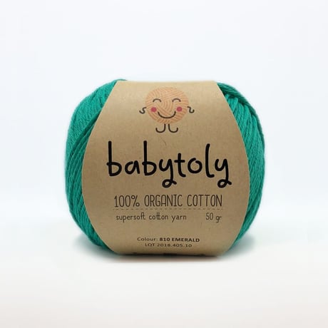 予約【babytol】EMERALD//Organic cotton yarns