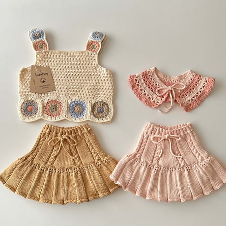 予約【babytoly 】ALICE CROCHET TOP