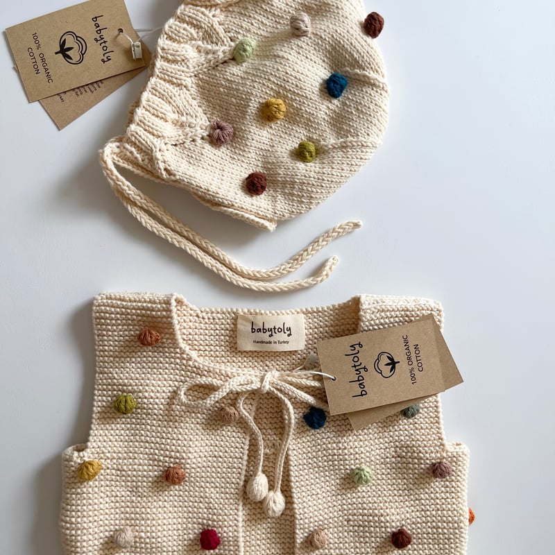 misha and puff ポップコーンセーター　3-4Y Original Popcorn Sweater – Misha & Puff