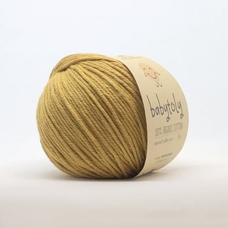 予約【babytoly】MUSTARD//Organic cotton yarns