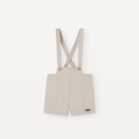 【Popelin】Sand panelled dungarees