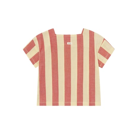 【organic zoo】Tomato Stripes Square Neck T-Shirt