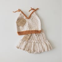 予約【babytoly】eva knit top / confetti