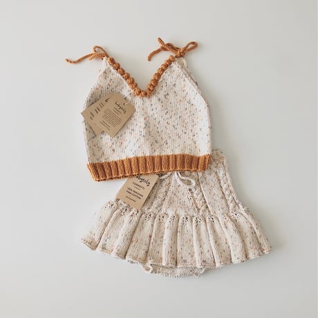 予約【babytoly】eva knit top / confetti