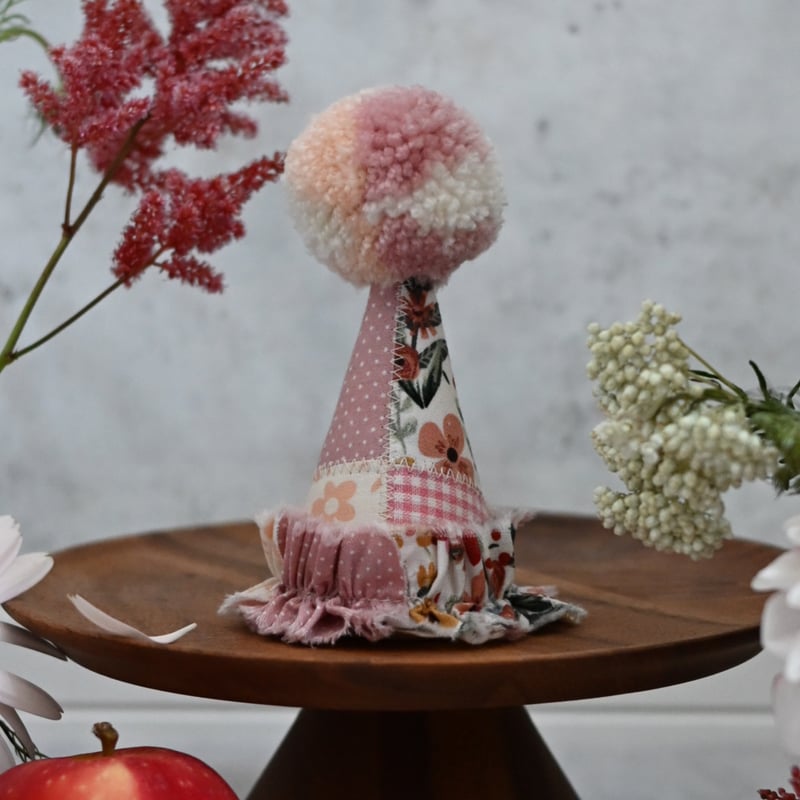 kruhitkalove】Patchwork Flowers Cotton Party Ha