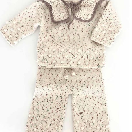 予約【babytoly】comfy popcorn sweater