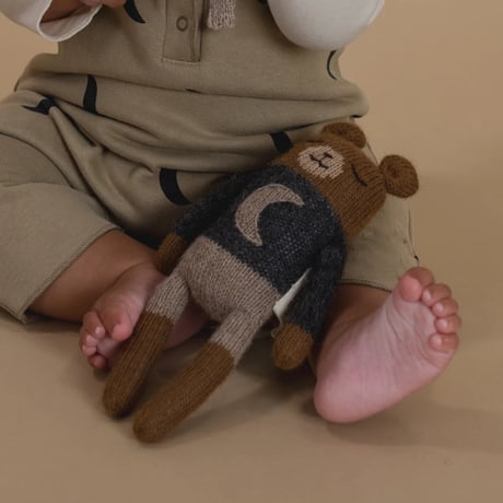 【organic zoo】TEDDY SOFT TOY - MIDNIGHT