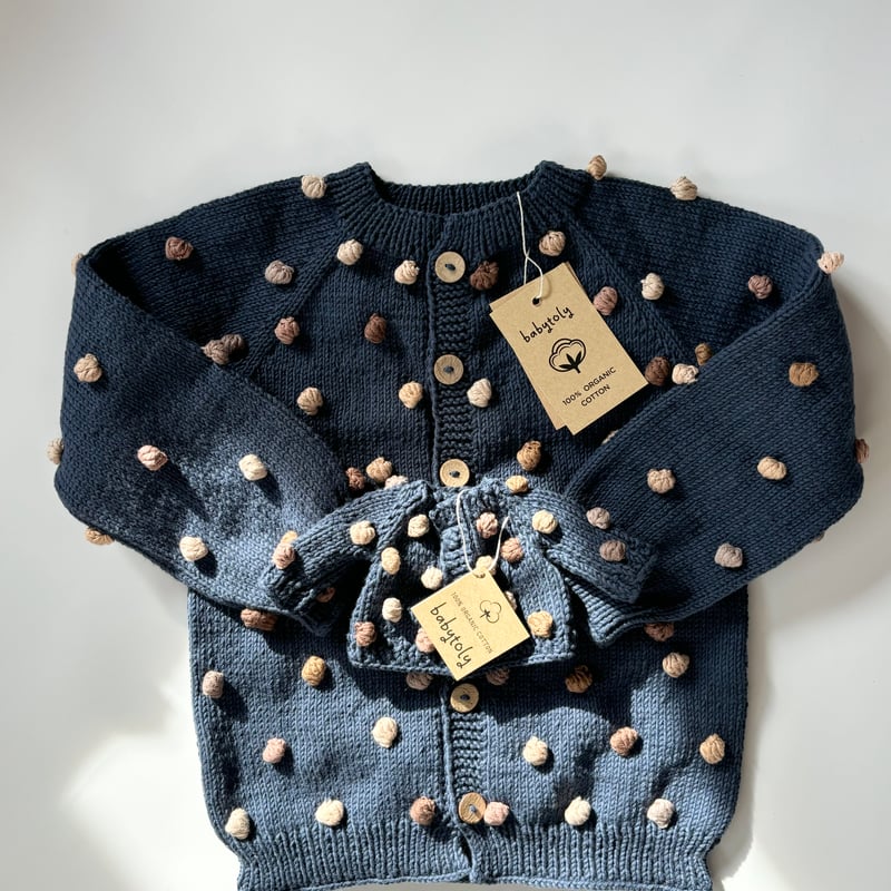 babytoly】rainbow popcorn cardigan/original | lana