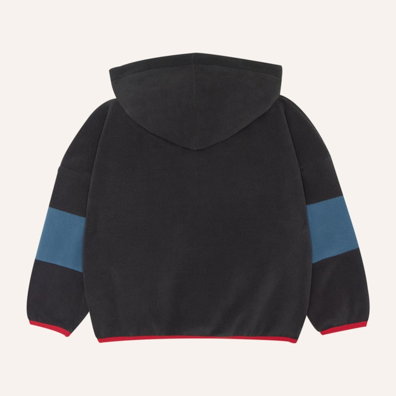 the campamento】COLOR BLOCK POLAR ZIPPED SWEATS