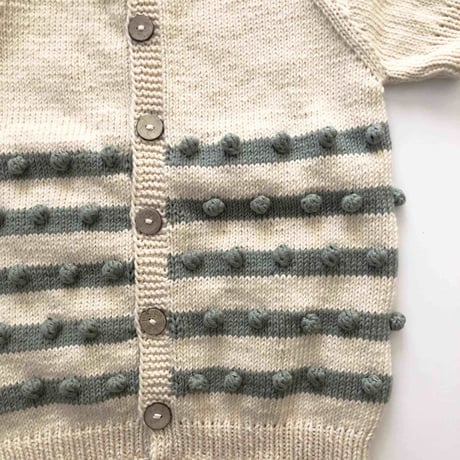 予約【babytoly 】Popcorn Stripes Vest