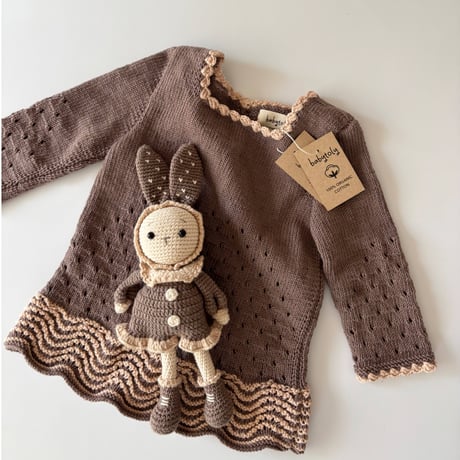予約【babytoly】Artemis Dress long sleeve 2 colors