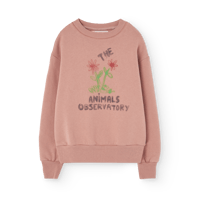 【The Animals Observatory】BEAR KID SWEATSHIT/coral