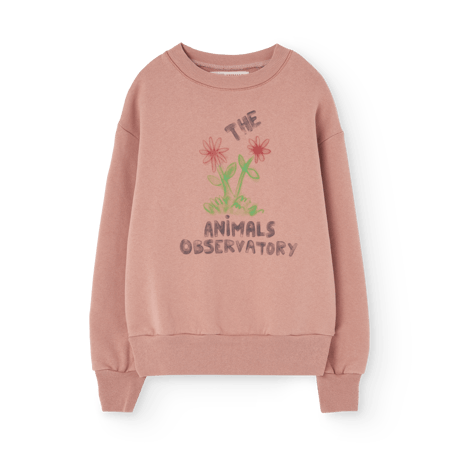 【The Animals Observatory】BEAR KID SWEATSHIT/coral