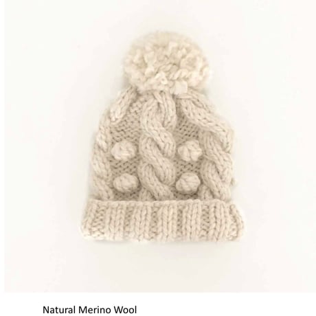 予約【babytoly 】merinowool popcorn beanie