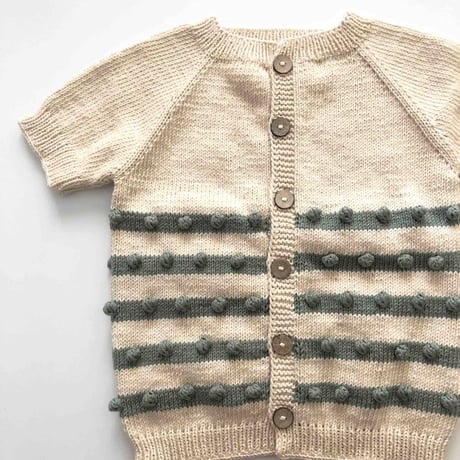 予約【babytoly 】Popcorn Stripes Vest