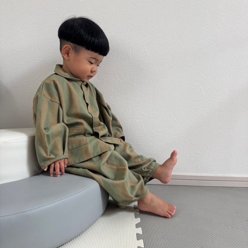 organic zoo】Woodland Stripes Lodge Pants | lana