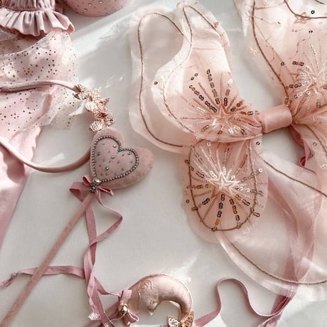 【kruhitkalove】pinkgold glitter wings