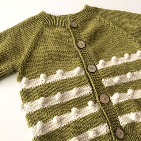 予約【babytoly 】Popcorn Stripes Vest