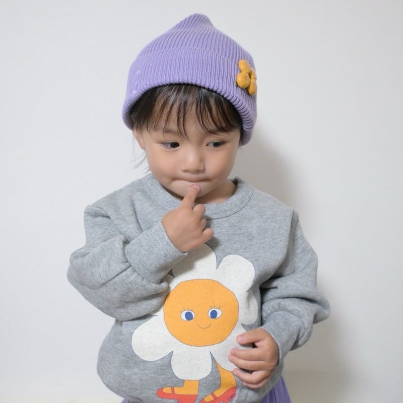 TINYCOTTONS】FLOWER GRAPHIC SWEATSHIRT *medium