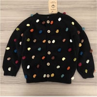 予約【babytoly】rainbow popcorn cardigan