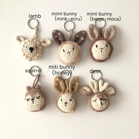 【babytoly×lana 】 Crochet handmade keychains