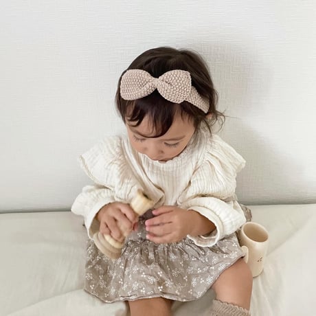 予約【babytoly】seed head bow