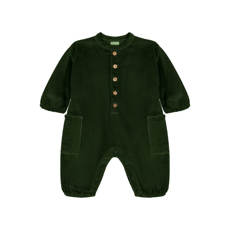 激安店舗 STUDIO J PAPI VELVET/BIG PARIS】CORDUROY BOHEME ロンパース・カバーオール