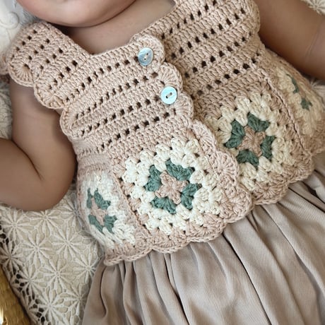 予約【babytoly】la peria vest