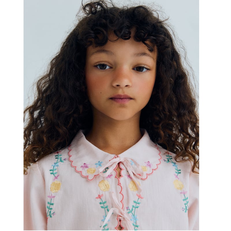 the new society】Orchid Blouse Petal Pink | lana