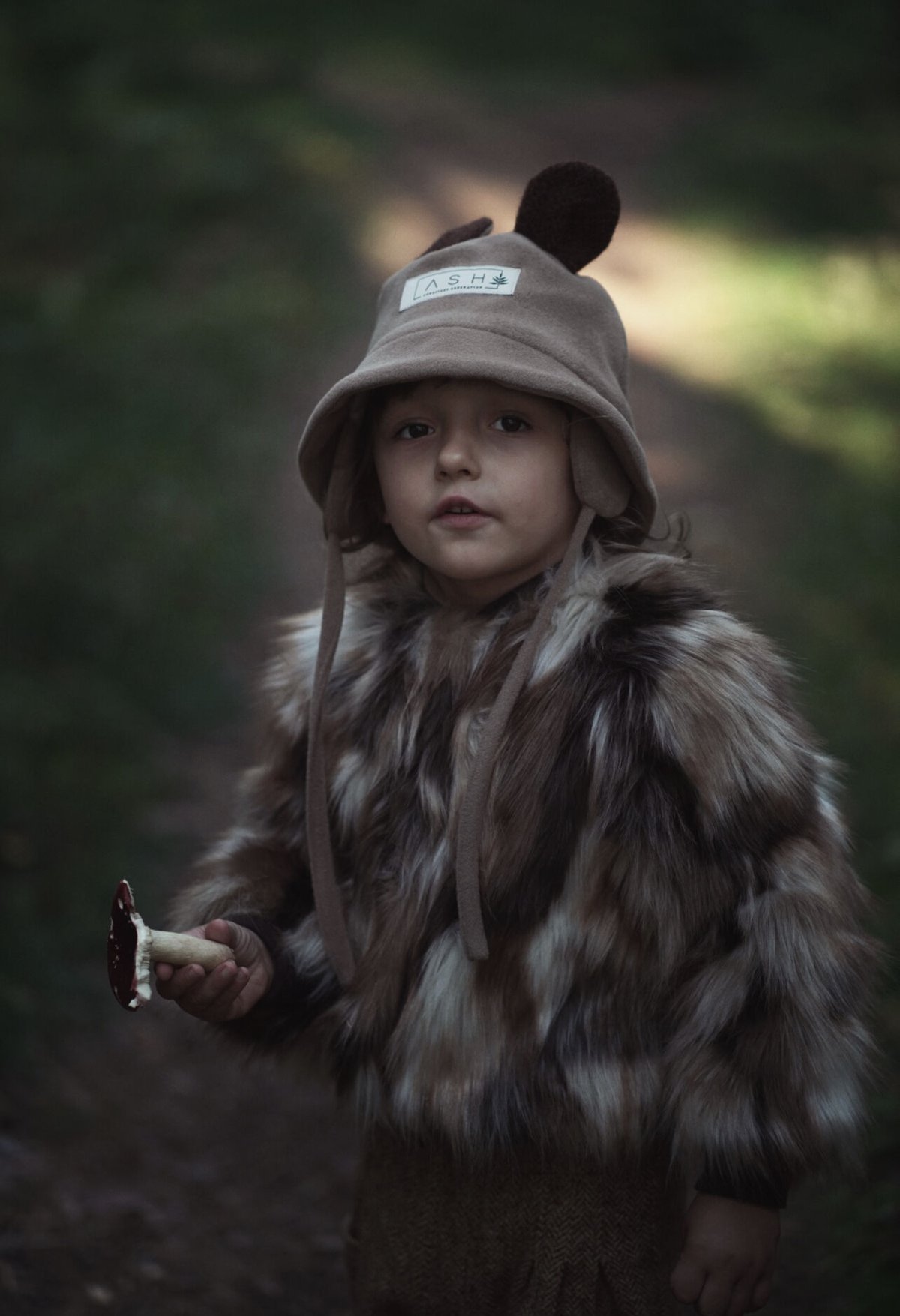 ASH GENERATION】almond bear hat | lana