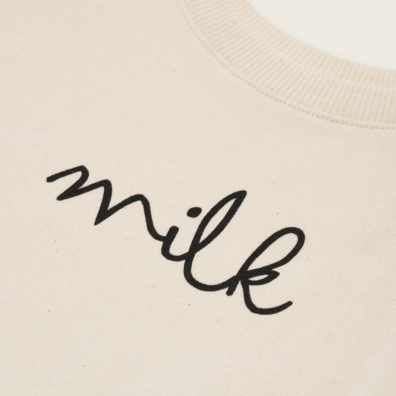 organic zoo】Milk Sweatshirt Undyed | lana