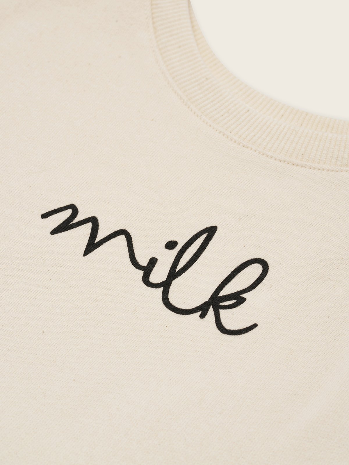 organic zoo】Milk Sweatshirt Undyed | lana