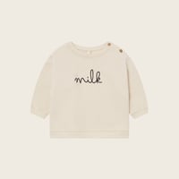 【organic zoo】Milk Sweatshirt Undyed