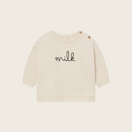【organic zoo】Milk Sweatshirt Undyed