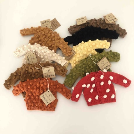 予約【babytoly】Deer Popcorn Cardigan🦌