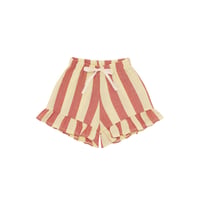 【organic zoo】Tomato Stripes Frill Shorts