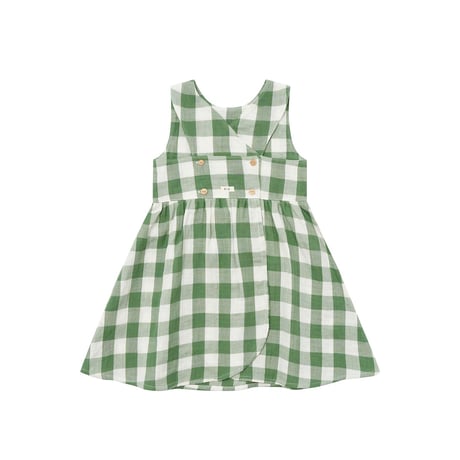 【organic zoo】Dill Gingham Sleeveless Dress