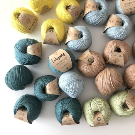 予約【babytoly】SAND//Organic cotton yarns