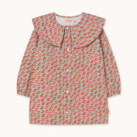 【TINYCOTTONS】CHERRIES WOVEN DRESS *light cream*