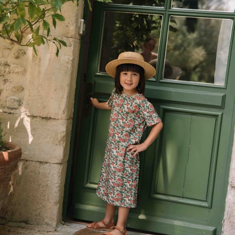 ラスト1【STUDIO BOHEME PARIS】JERSEY - COTON PIMA/DRESS TUBA/STRAWBERRY