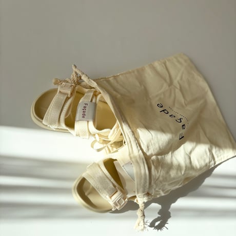 【Façade】Beeju Chunky sandals / Cream