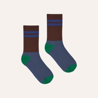 【the campamento】COLOR BLOCK KIDS SOCKS