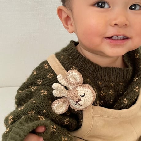 【babytoly 】 HAIR CLIP/deer sleep friend
