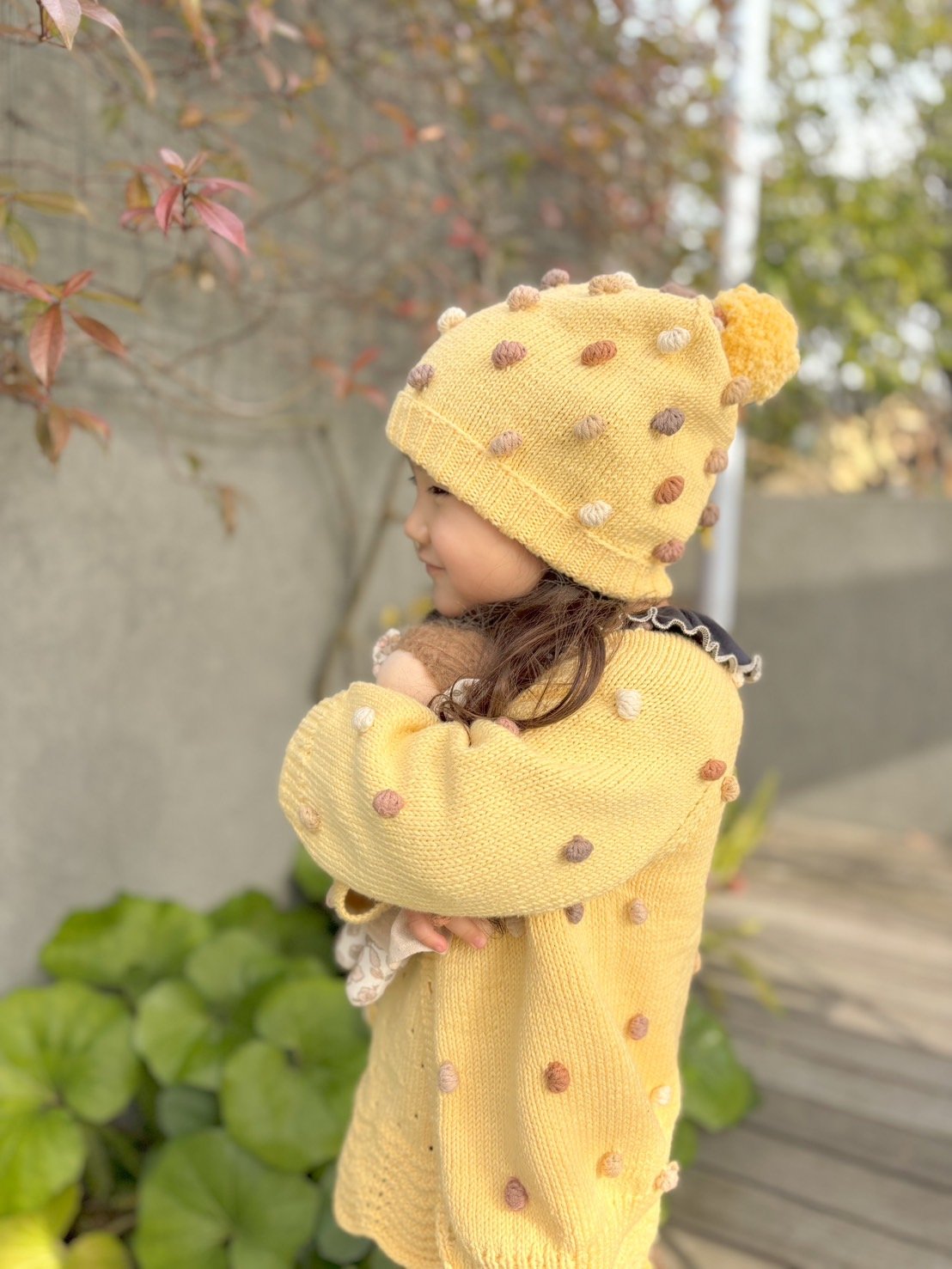 babytoly】original color popcorn beanie | lana