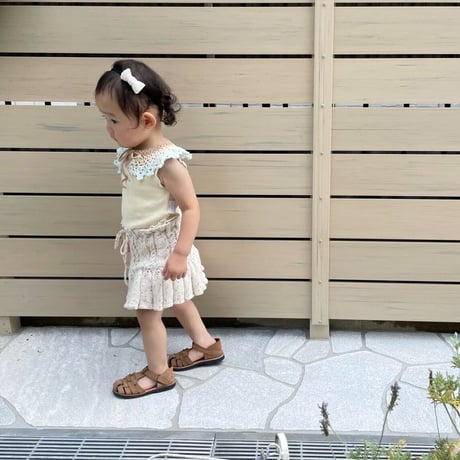 予約【babytoly】ivy skirt   (confetti yarn)