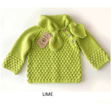 予約【babytoly 】 sahara  sweater  w/attached scarf