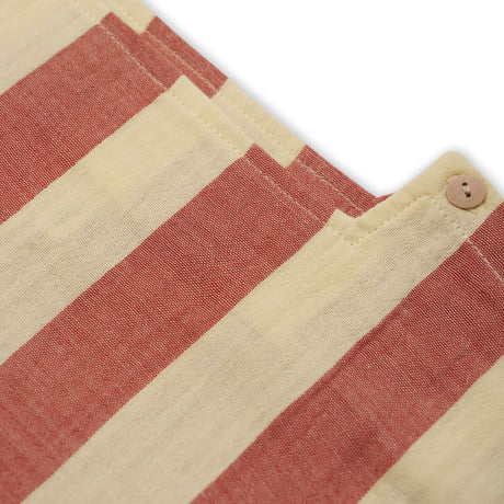 【organic zoo】Tomato Stripes Square Neck T-Shirt