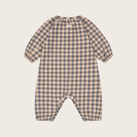 【organic zoo】Shoreline Gingham Onesie