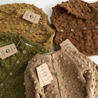 予約【babytoly】popcorn cardigan