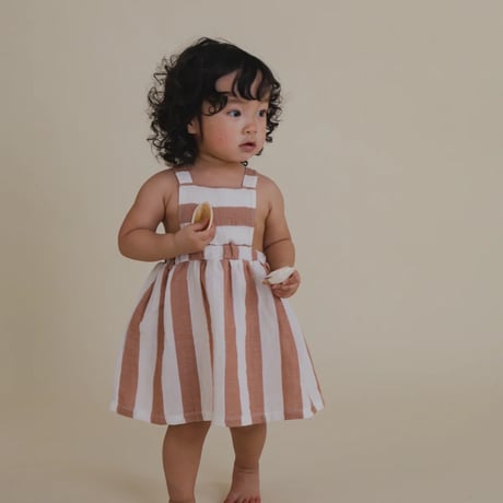 【organic zoo】Sienna Stripes Apron Skirt